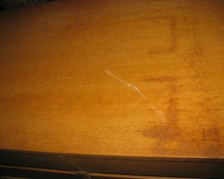 Damage to top of buffet