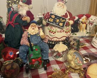 Christmas decor and collectibles