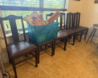 dining chairs, vintage stool