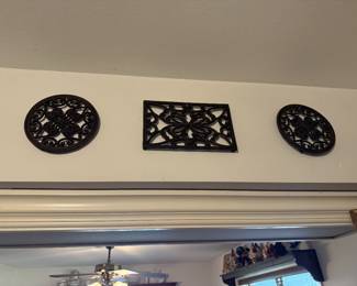 vintage metal trivets