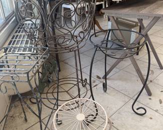vintage plant stands