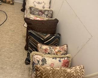 throw pillows