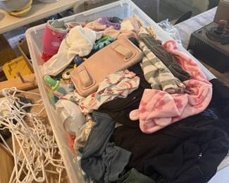 Lots of baby and toddler clothes, shoes and toys