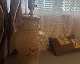 gorgeous antique lamp