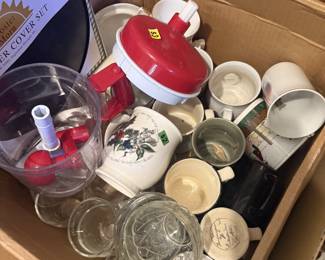 various kitchen items