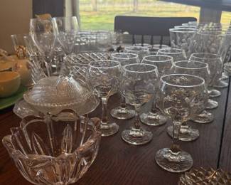 glassware collection