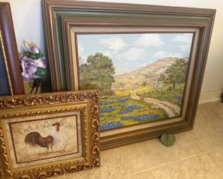 beautiful framed landscape framed art