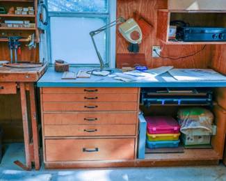 Custom cabinet with drawers 