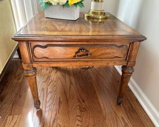 Drexel Heritage side table with drawer