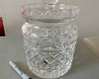 Waterford barrel/cookie jar