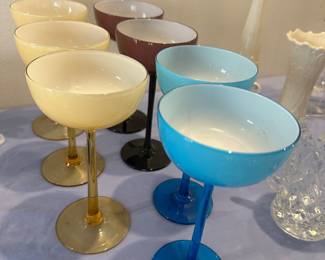 Carlo Moretti cased champagne glasses