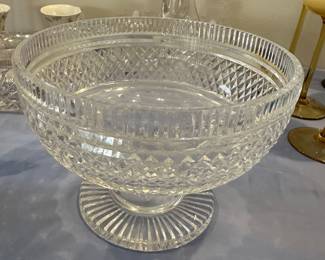 Waterford crystal footed centerpiece bowl