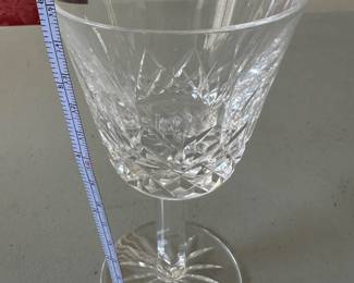 (12) Waterford Lismore 6" wine glasses