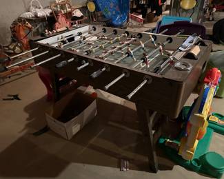 Foosball table......