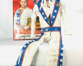 Evel Kneivel Jumpsuit and Poster