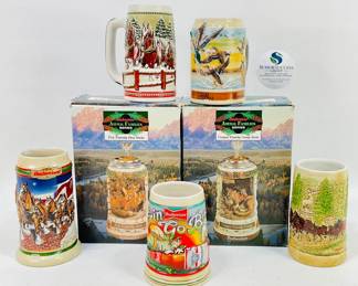 Budweiser Beer Steins
