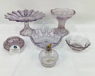 Purple Glassware