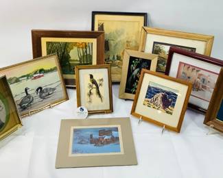 Assorted Framed Photos