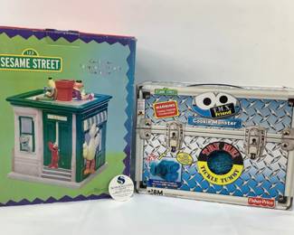Sesame Street Cookie Jar & Tickle Me Cookie Monster
