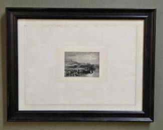 Melun Vintage Etching
