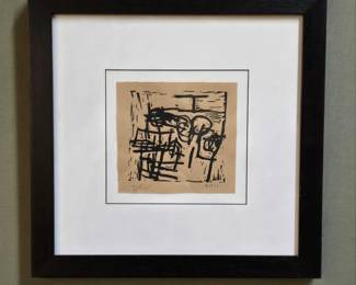 Ben Simendinger The Village Block Print