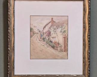 Village Road Watercolor