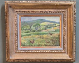 Worner Hillside Scenic With Deer