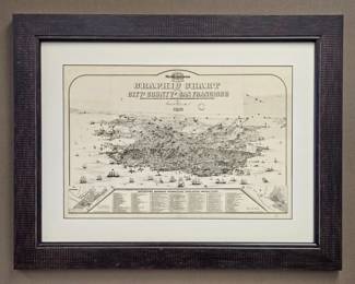 San Francisco Vintage Map Print