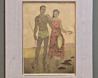 John Kelly FishermanHawaii Print