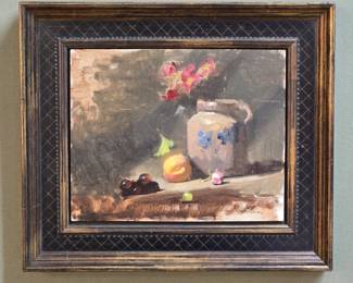 Kelli Folsom Still Life With Pitcher and Fruit