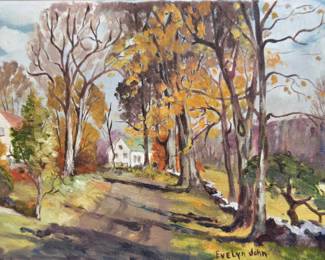 Evelyn John Road With Trees