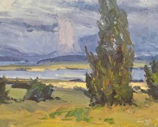 Taylor J. Lynde "A June Sabbath– The Downspout"