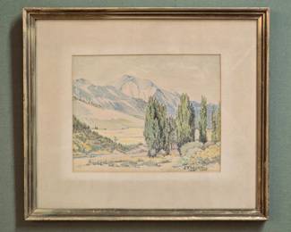 E.J. Gibson Mountain Scene