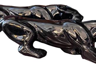 Pair of Haeger Black Panthers