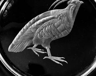 Steuben Audubon Plate