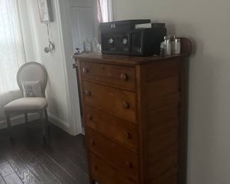 Antique tallboy dresser