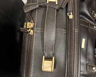 Brooks Brothers leather luggage