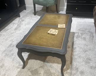 French provincial style coffee table. 