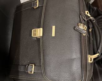 Brooks Brothers leather luggage