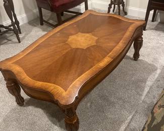 Antique wooden coffee table