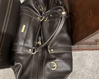 Brooks Brothers leather luggage