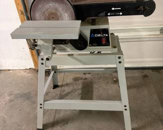 Delta Belt Sander On Stand