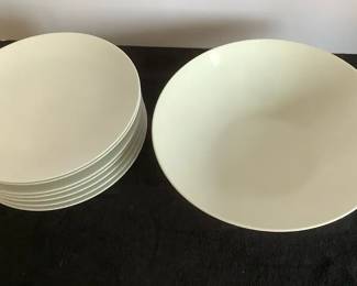 Vintage Mitterteich Porcelain Salad Bowl PlatesBavaria Germany