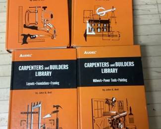 Audel Carpenters Builders Library Hardcover Books