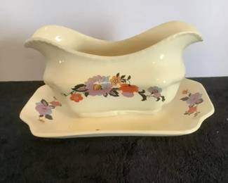 Steubenville Gravy Boat with Attached Dish