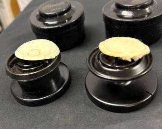 Two Mitchell Vintage Small Fishing Reel Spools