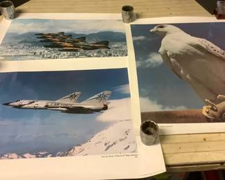 Three Laminated Air Force Posters