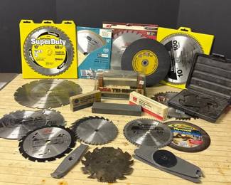 Sharpening Stone Saw Blade Lot