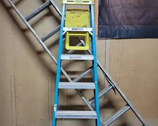 6 Werner Fiberglass 16 Aluminum Extension Ladder