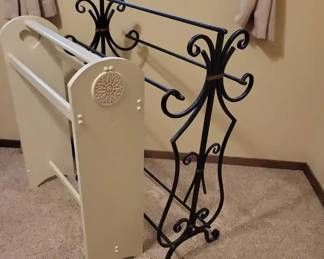Pair of Quilt Racks